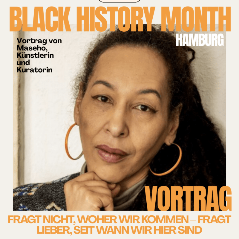 Black History Month Hamburg - Vortrag - Frag nicht woher ich komme
