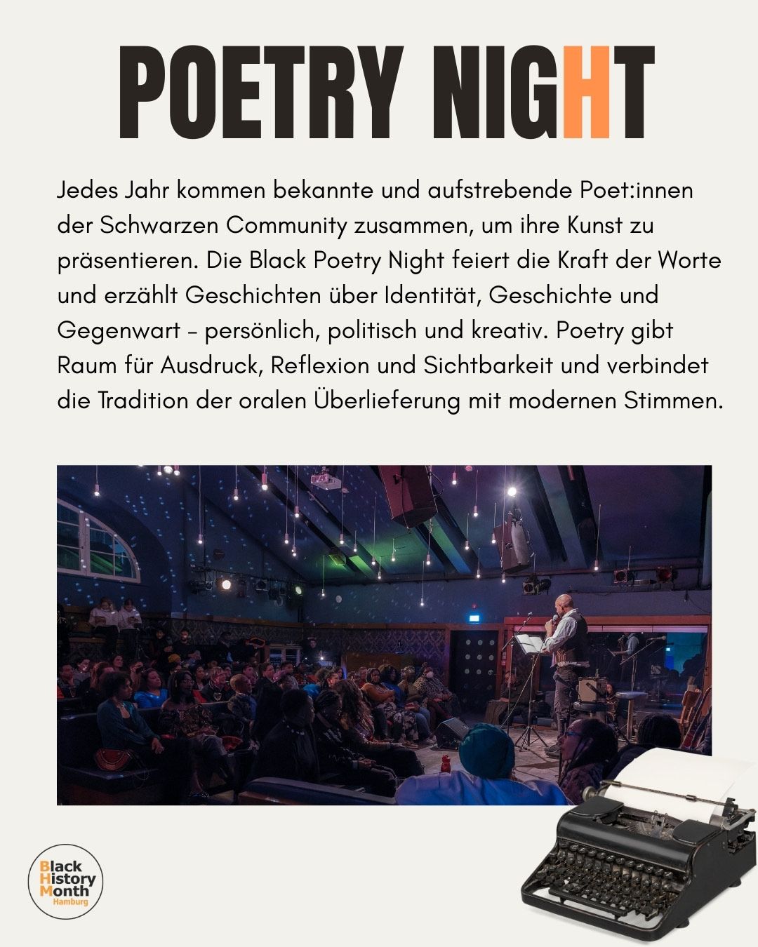 BHM Hamburg - Black History Month Hamburg - BHM Poster