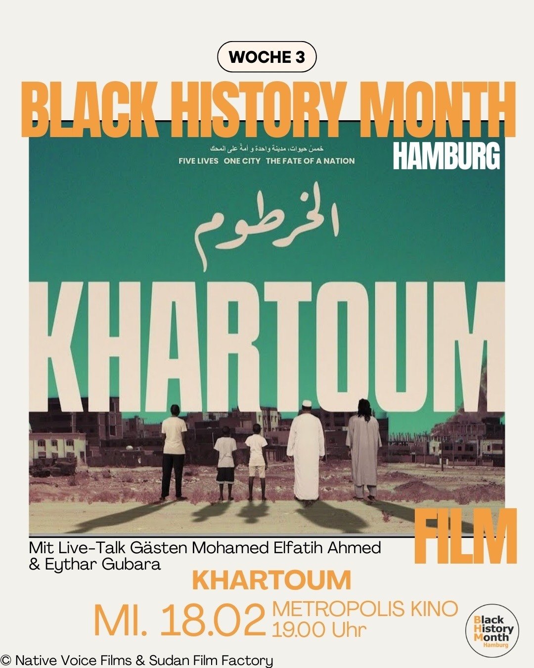 Black History Month Hamburg 9 Film 3: „Khartoum“
