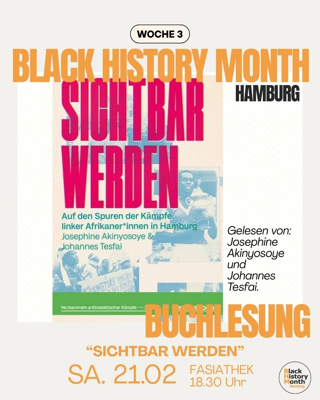 Buchlesung „Sichtbar Werden“